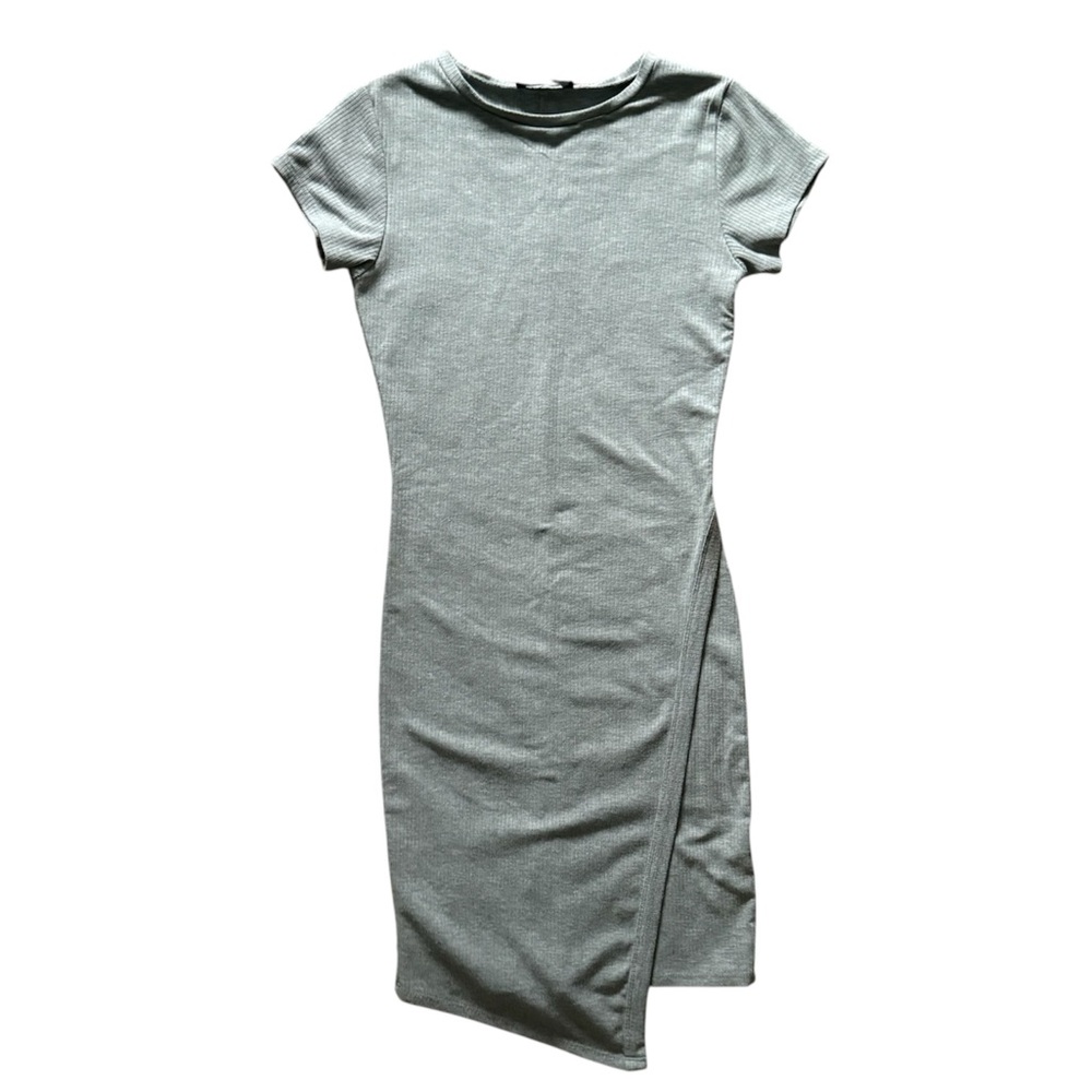 Cotton On Gray Asymmetrical Sheath Dress